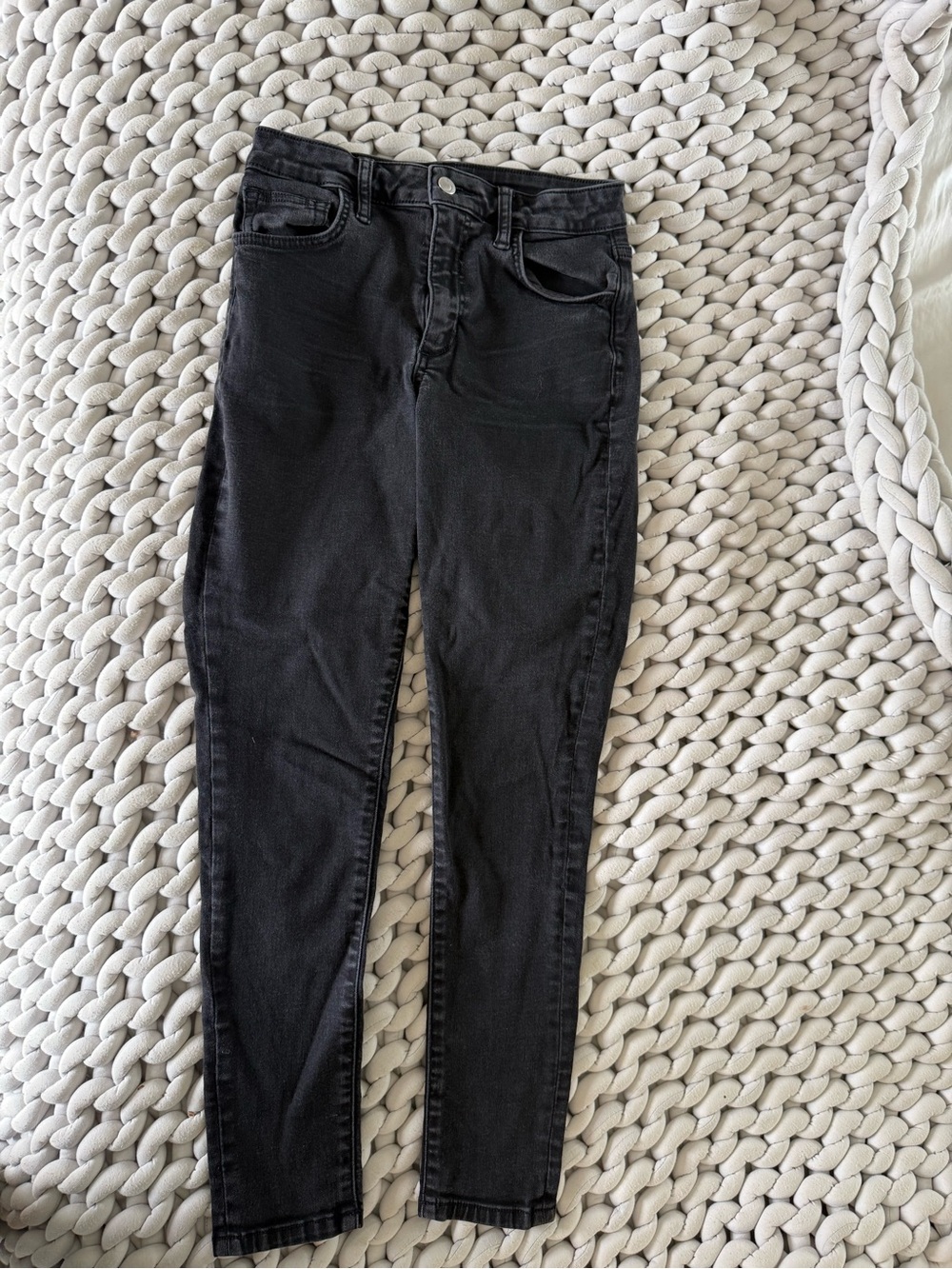 Joe's Jeans Black High-Rise Skinny Jeans